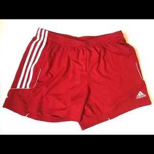 Adidas soccer shorts - red